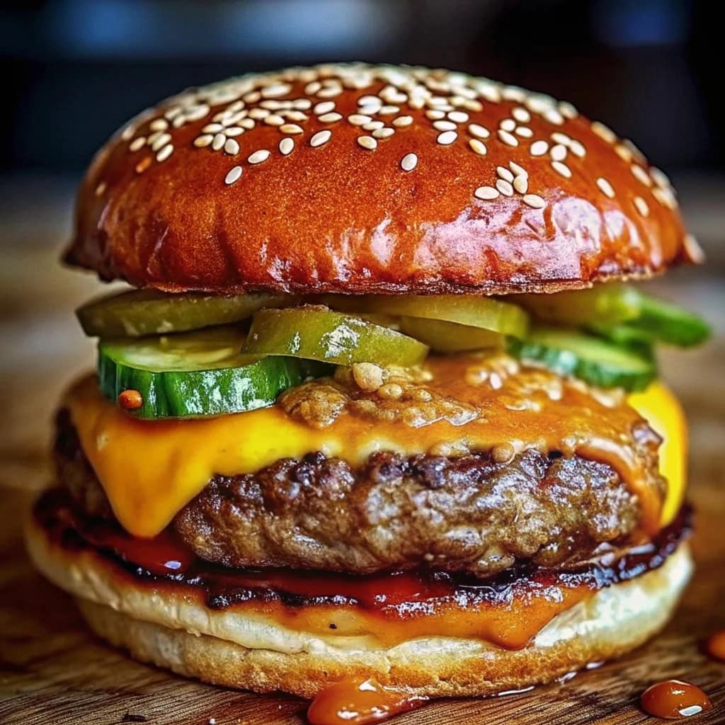 Easy homemade smash burger recipe with crispy edges and secret sauce