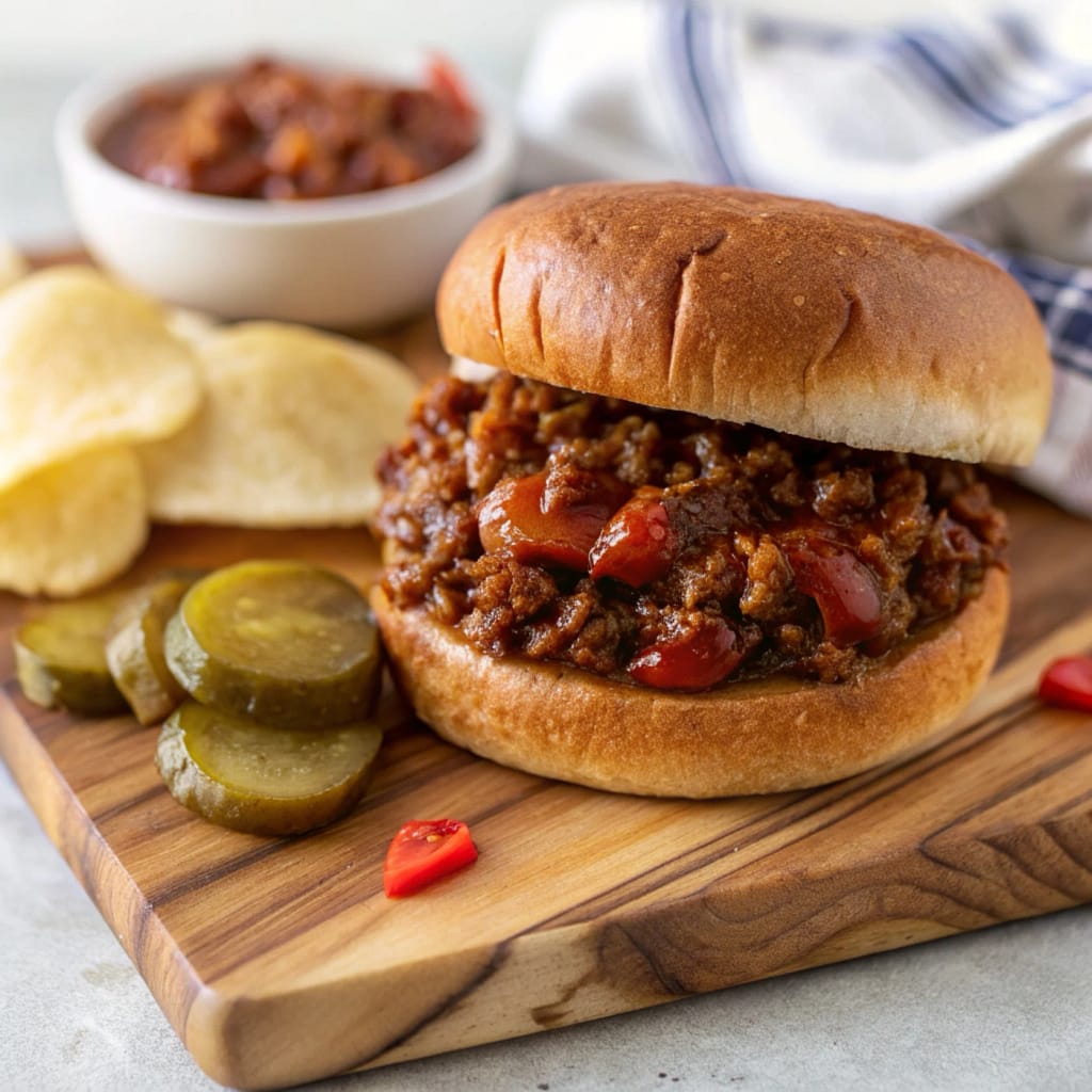 Easy homemade sloppy joes recipe – rich, saucy, and classic