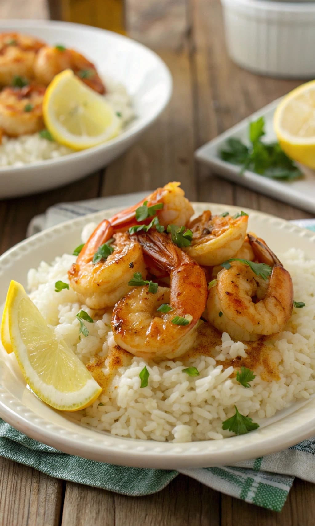 A collection of delicious homemade recipes from CookingOptions.com, featuring creamy garlic butter shrimp pasta topped with parmesan and parsley, a colorful Mediterranean chickpea salad with fresh vegetables and feta, golden honey soy glazed chicken thighs garnished with sesame seeds, a vibrant roasted sweet potato and quinoa bowl with avocado and tahini dressing, and soft double chocolate chunk cookies filled with melted chocolate pieces — beautifully photographed with natural lighting and inviting presentation.