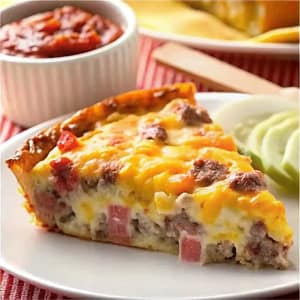 Easy homemade cheeseburger pie – savory, cheesy, and comforting