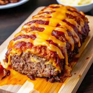 Easy homemade cheeseburger meatloaf – juicy, cheesy, and flavorful